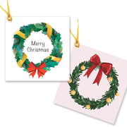 Christmas Gift Tags Set of 10 - Wreaths