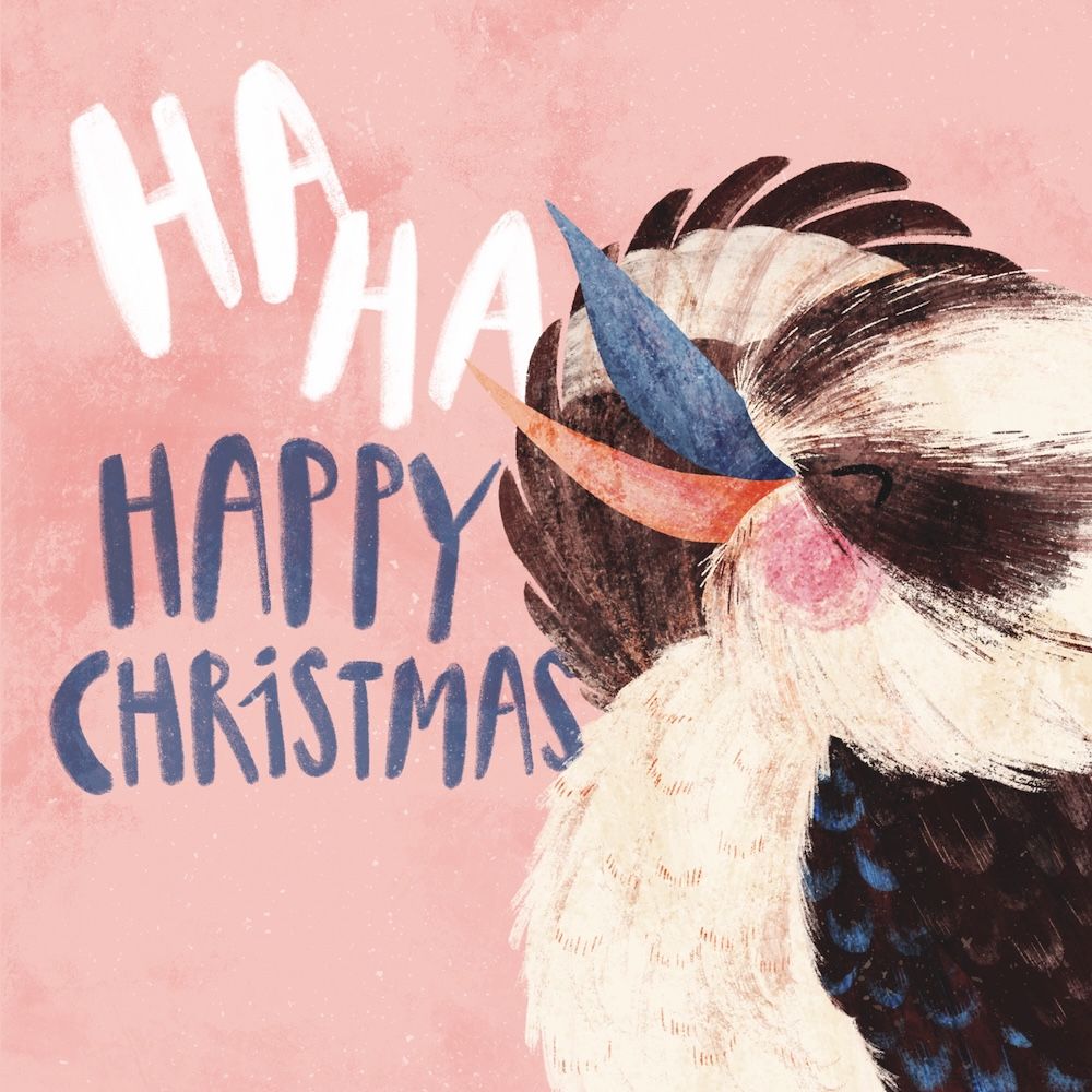 Christmas Cards Set of 10 - Laughing Kookaburra