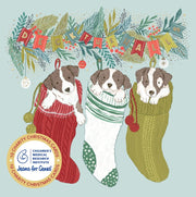 Christmas Cards Set of 10 - Cheeky Puppies
