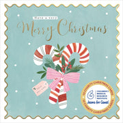 Christmas Cards Set of 10 - Candy Cane
