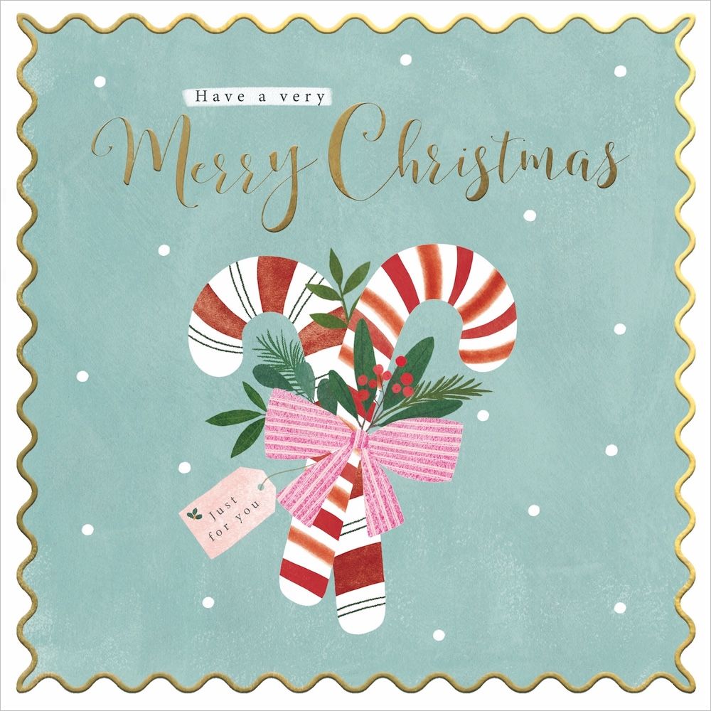 Christmas Cards Set of 10 - Candy Cane