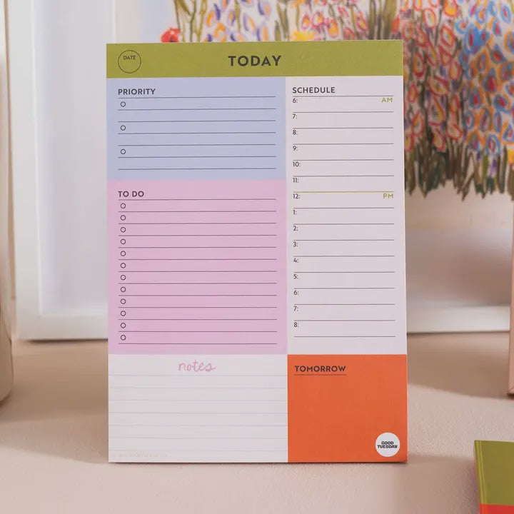 A5 Daily Planner Pad - Block My Life