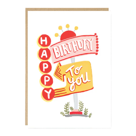 Happy Birthday To You Billboard Card - Claren