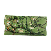 Velour Glasses Case - Amandiers (Light Green)