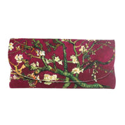 Velour Glasses Case - Amandiers (Raspberry)