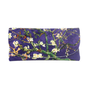 Velour Glasses Case - Almond Blossom Blueberry