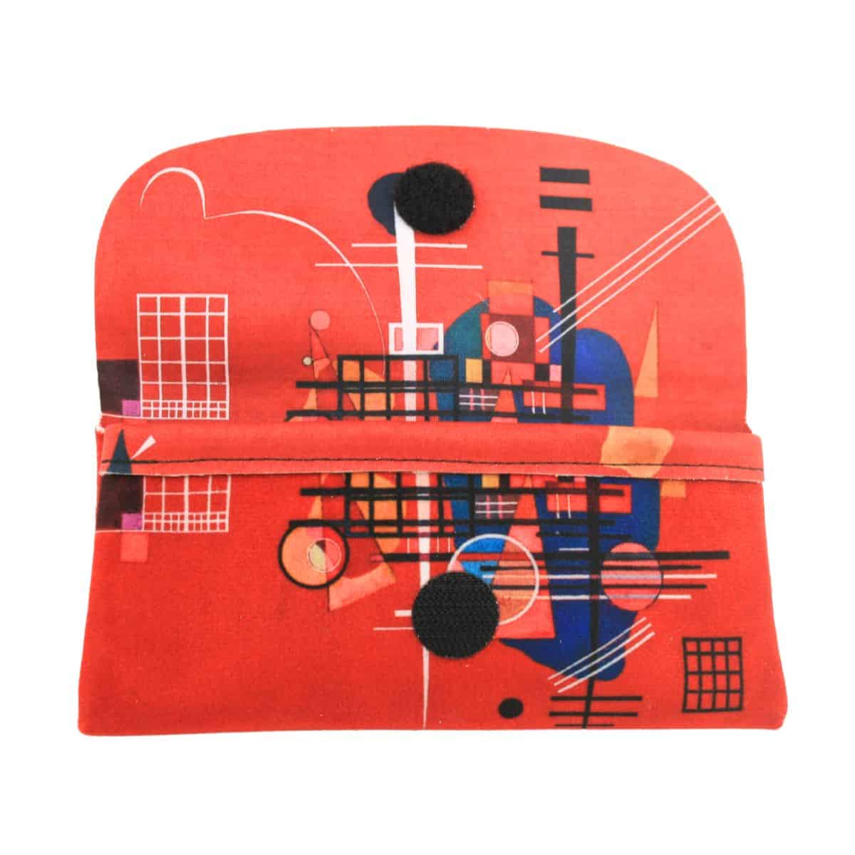 Velour Glasses Case - Dull Red