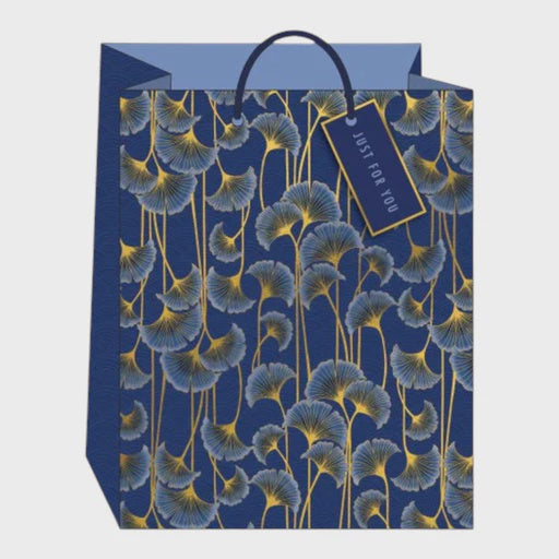 Gift Bag Medium Portrait - Sakura Blue Floral