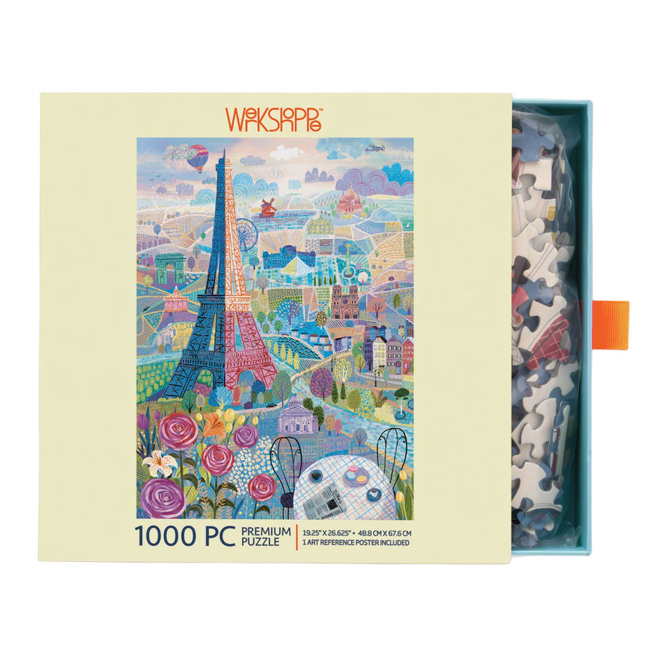 1000 Piece Puzzle - Paris Slip Box