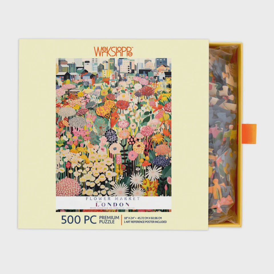 500 PC Puzzle - London Flower Market