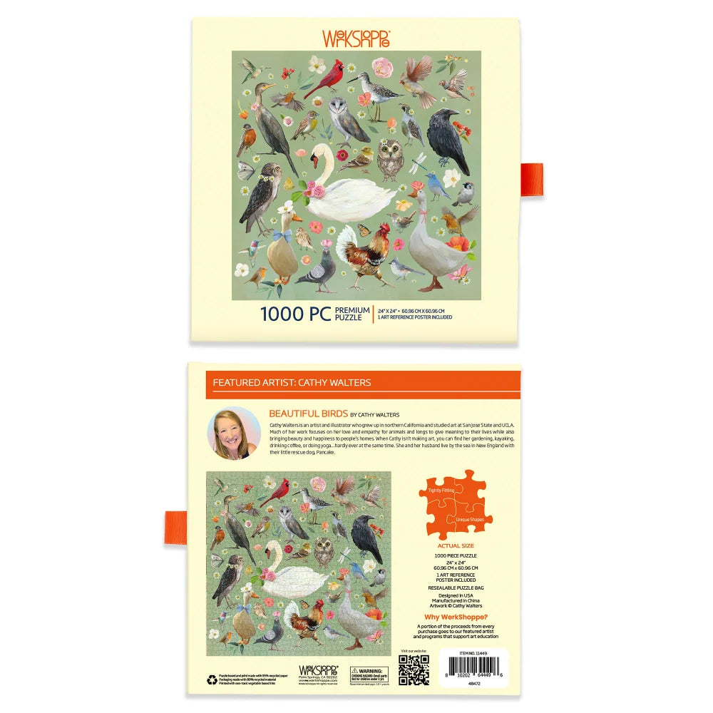 1000pc Puzzle - Beautiful Birds