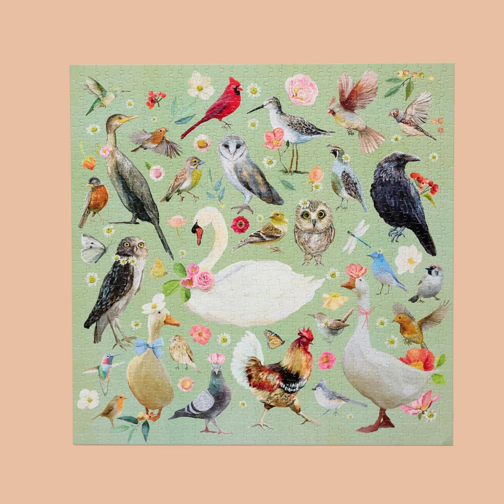 1000pc Puzzle - Beautiful Birds