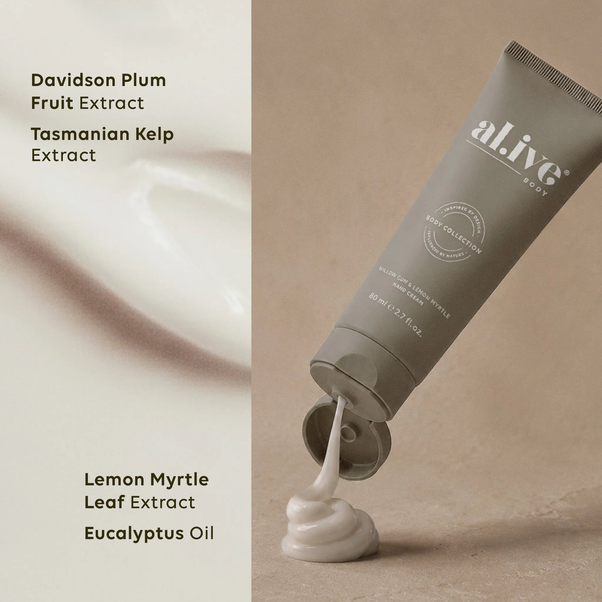 Al.ive Hand Cream - Willow Gum & Lemon Myrtle