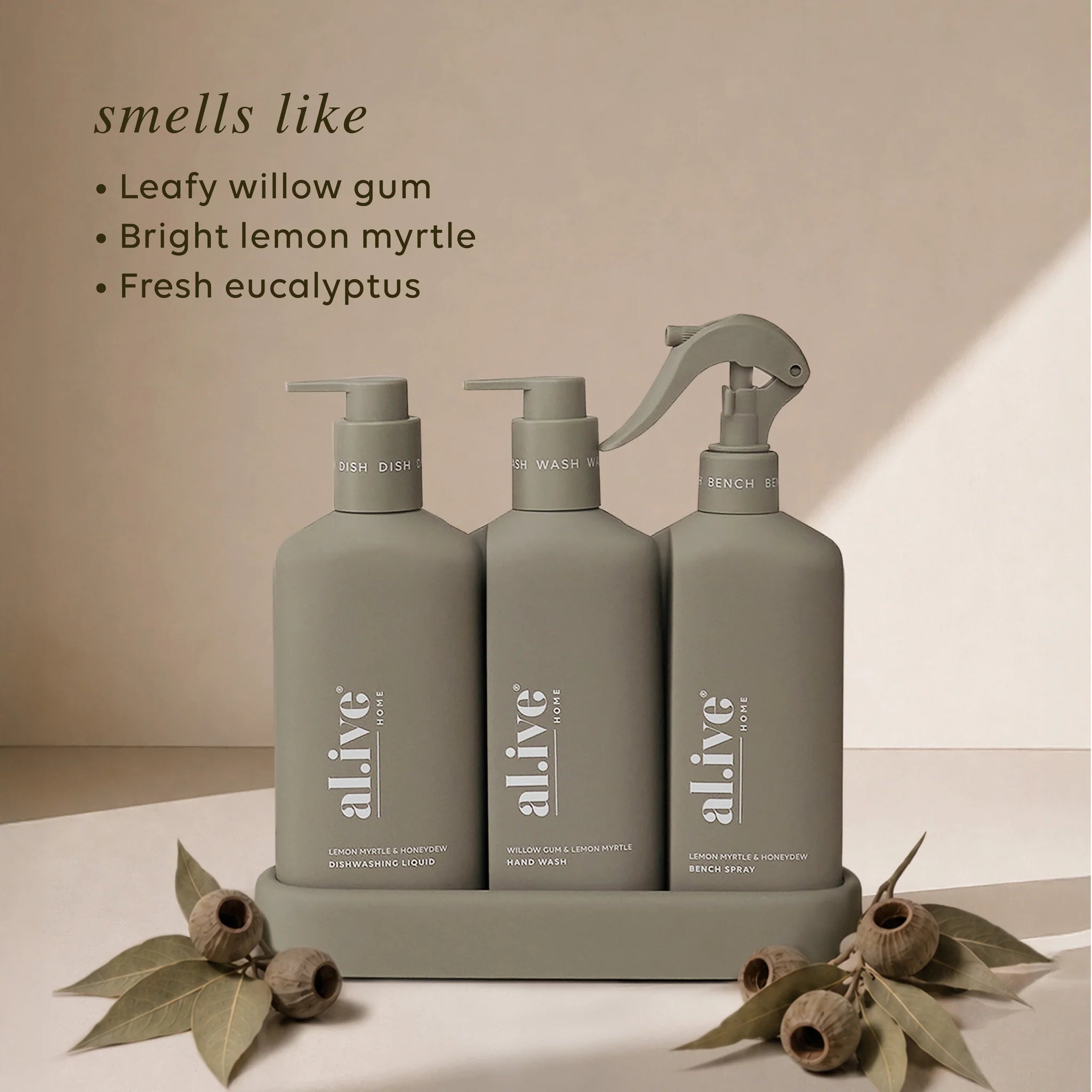 Kitchen Trio - Willow Gum & Lemon Myrtle