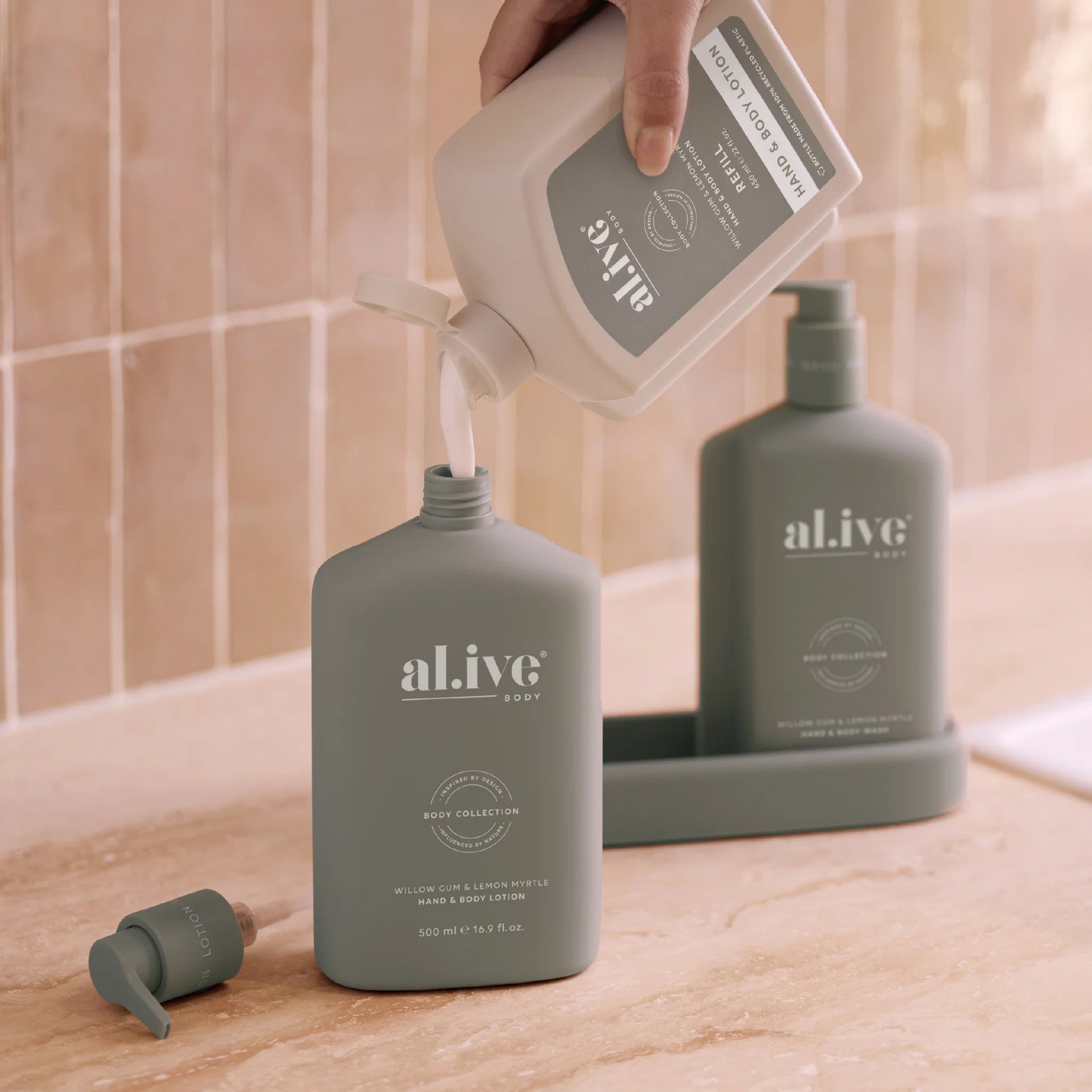 650mL Lotion Refill - Willow Gum & Lemon Myrtle