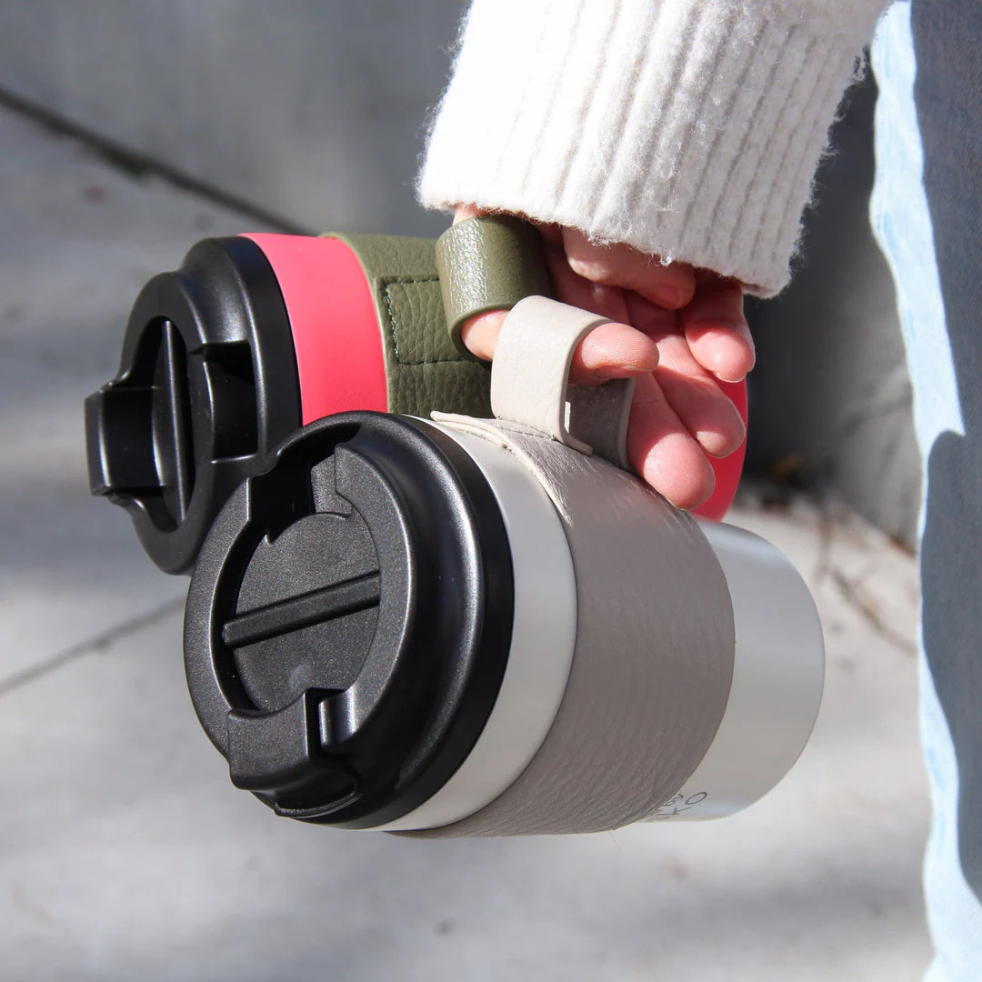 Bino Leather Sleeve - Grey