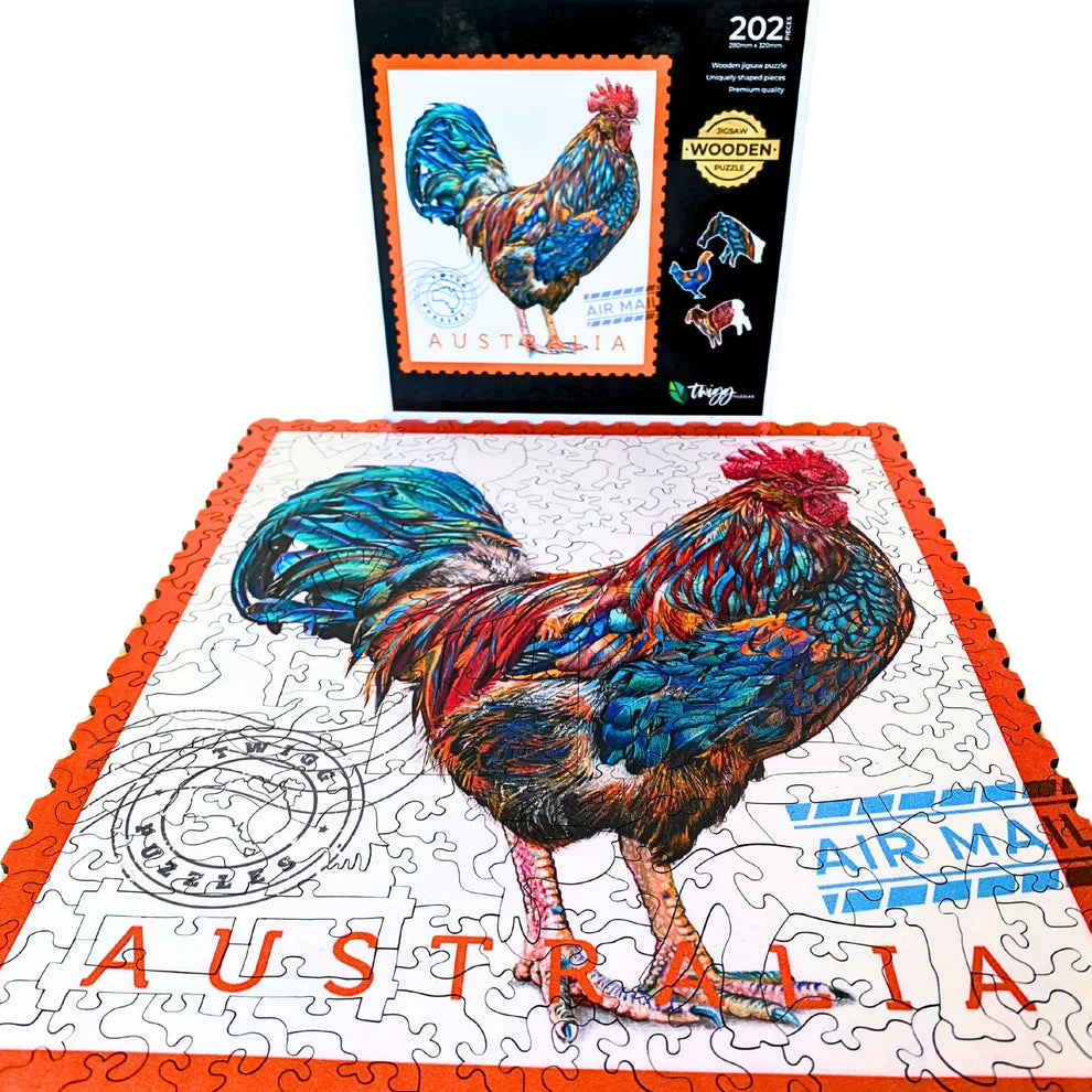 202pc Wooden Puzzle - Sally Edmonds Chook