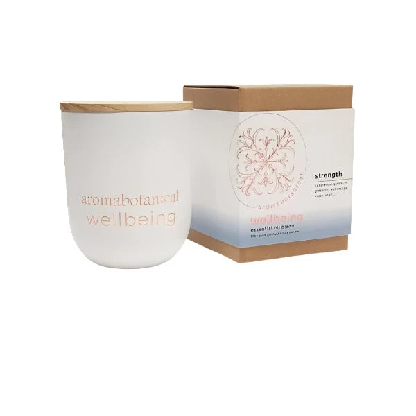 Wellbeing 390g Aromatherapy Candle - Strength