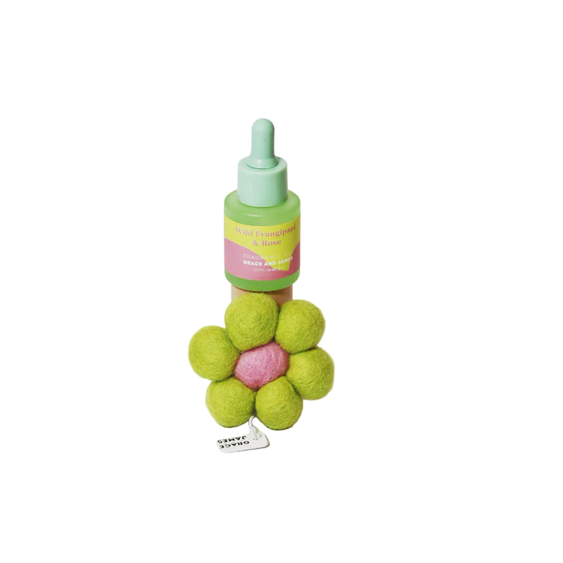 Bloom Felt Air Freshener -  Wild Frangipani & Rose