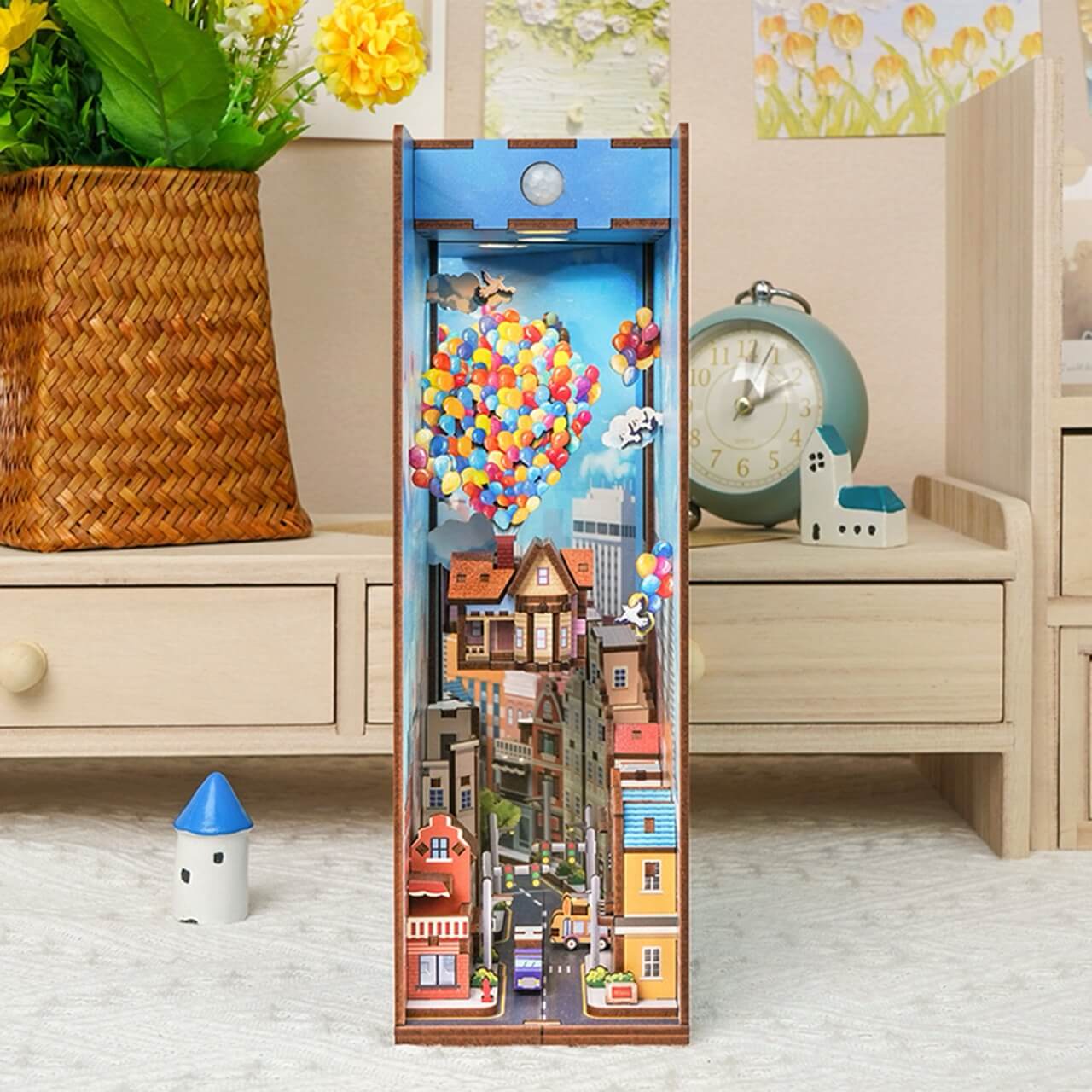 3D Book Nook Puzzle Kit - Travel With The Wind