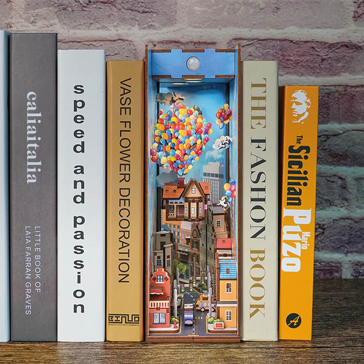 3D Book Nook Puzzle Kit - Travel With The Wind