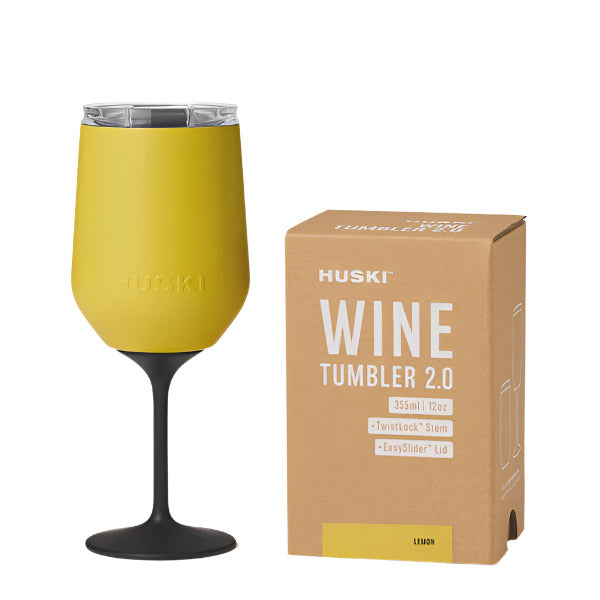 Insulated Wine Tumbler 2.0 - Lemon