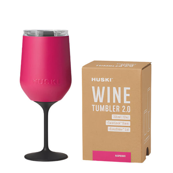 Insulated Wine Tumbler 2.0 - Raspberry