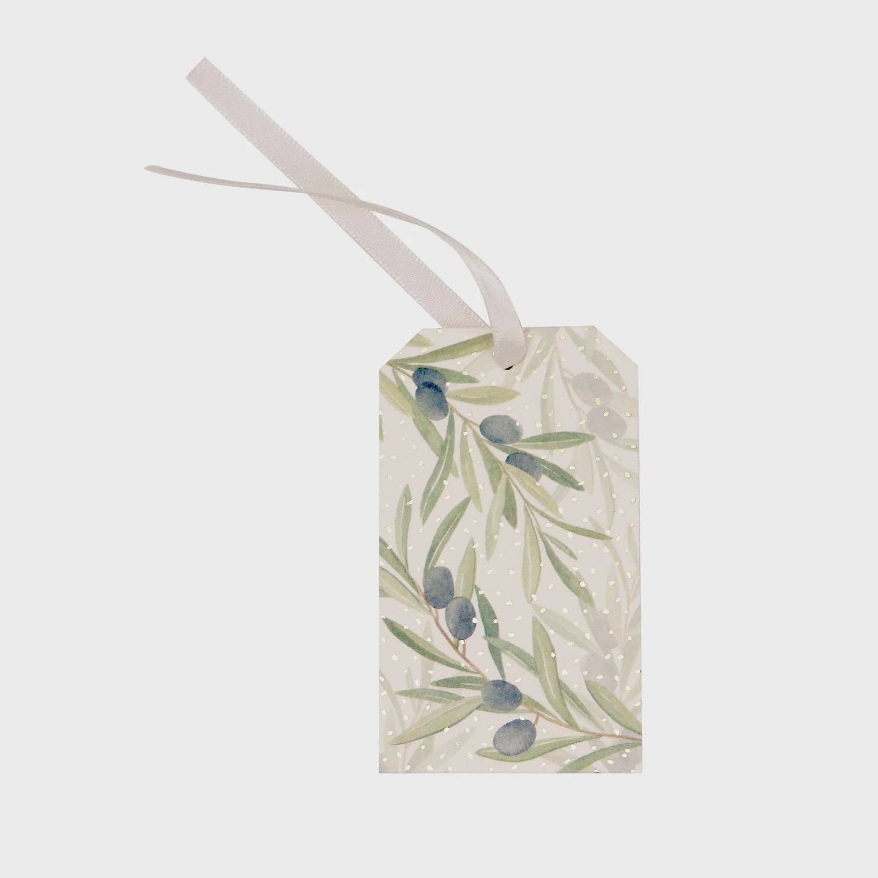 Gift Tag Set of 8 - Olive Leaf