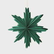 Natalia Paper Star Decoration Large 40cm - Dark Green