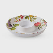Melamine Chip Dip Platter - Festive Harvest