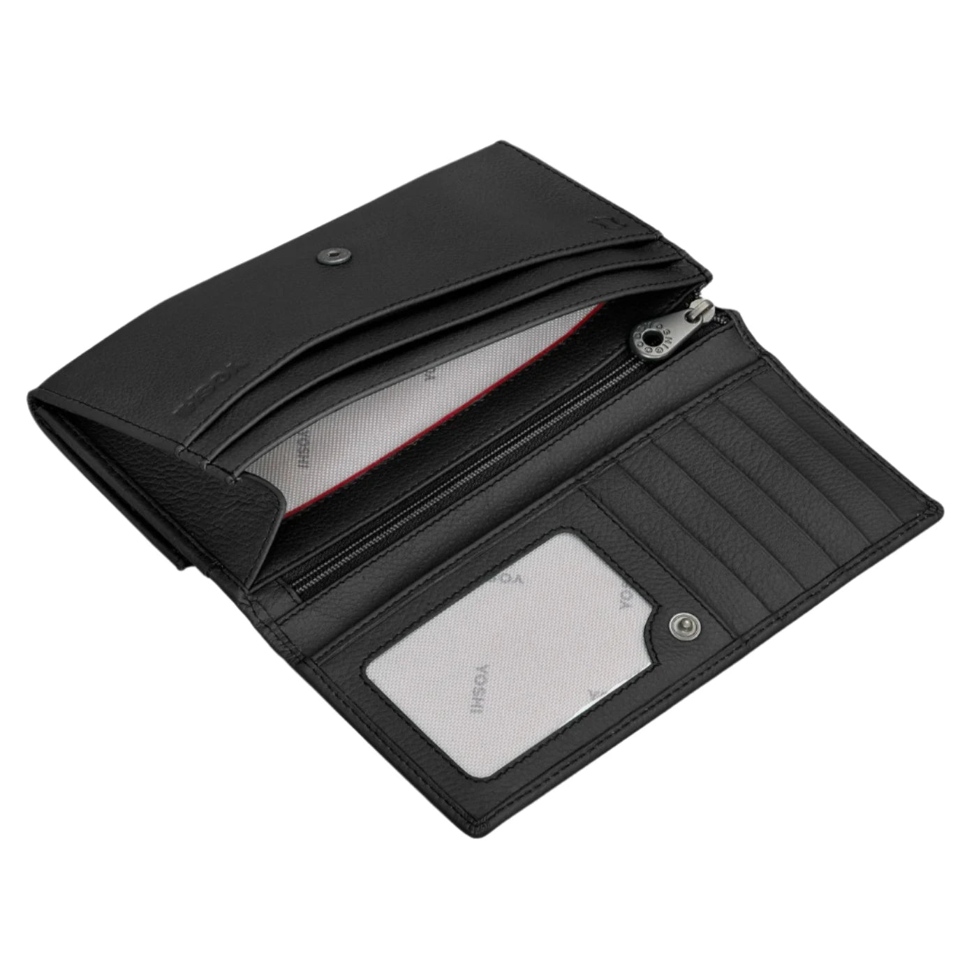 Leather Flap Over Purse - Bookworm Black