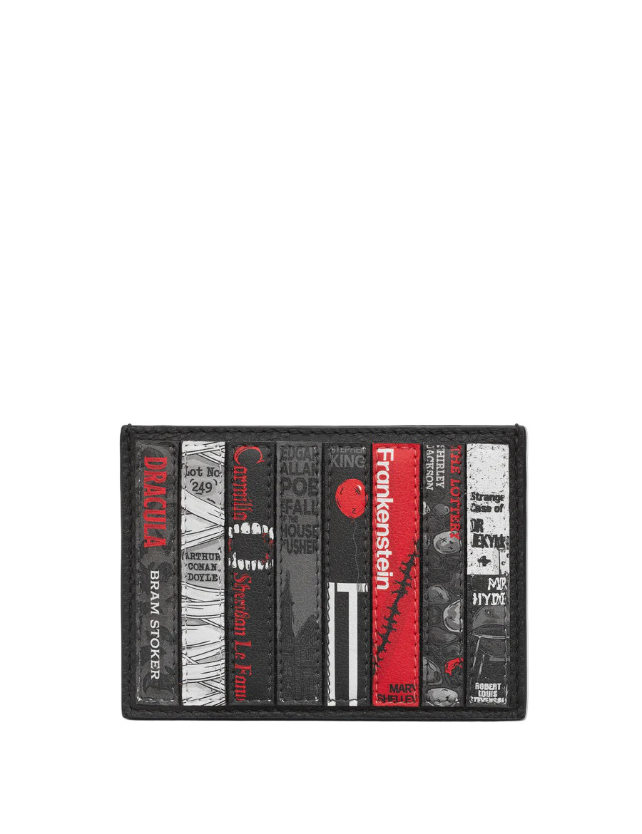 Card Holder - Bookworm Horror Black