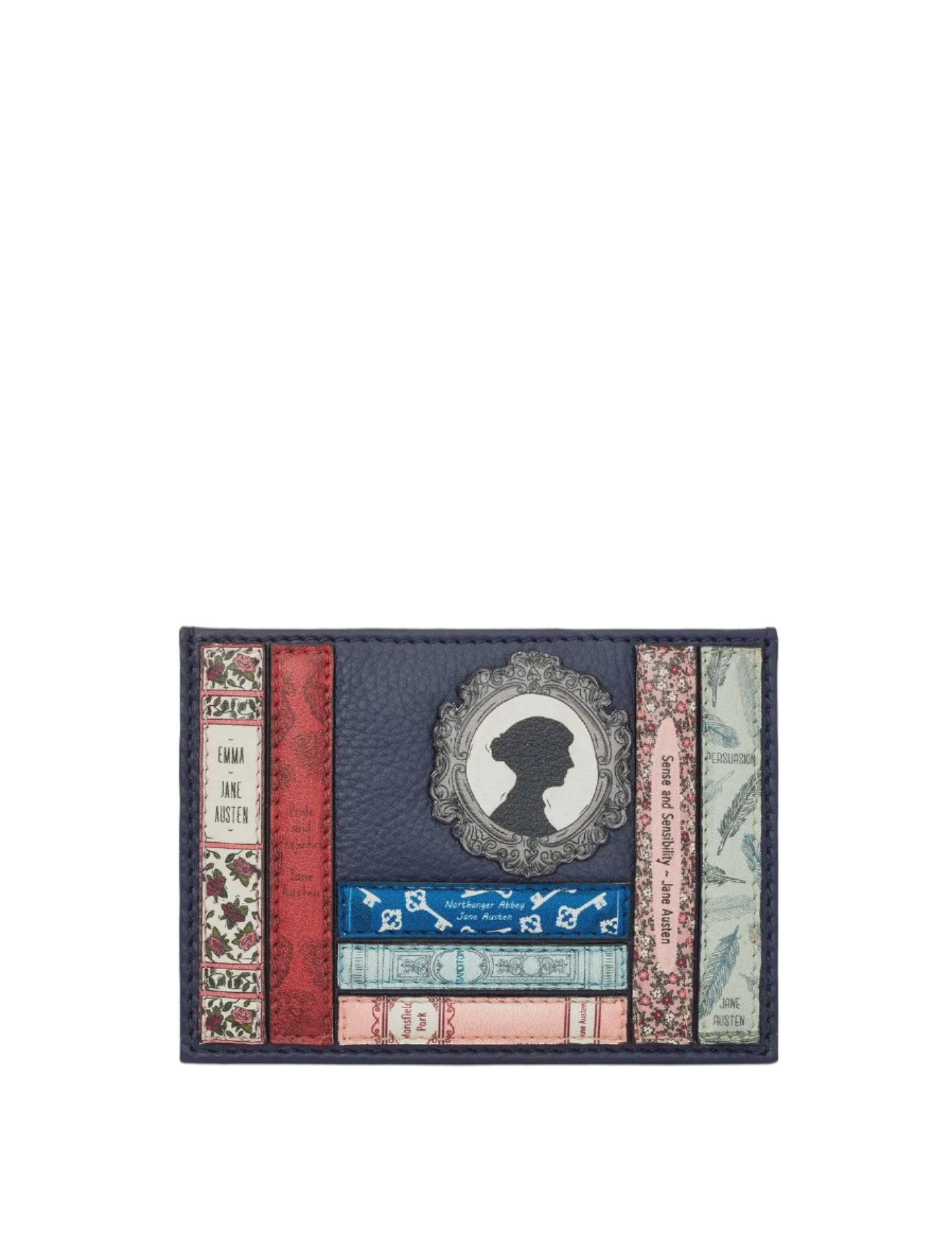 Card Holder - Bookworm Austen Navy