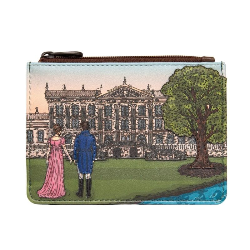 Zip Top Leather Purse - Jane Austen Pemberley