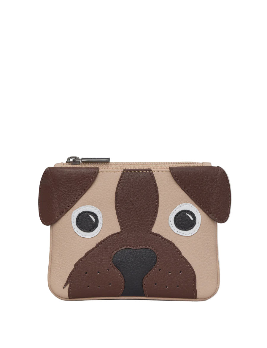 Zip Top Purse - Percy the Pug - Frappe