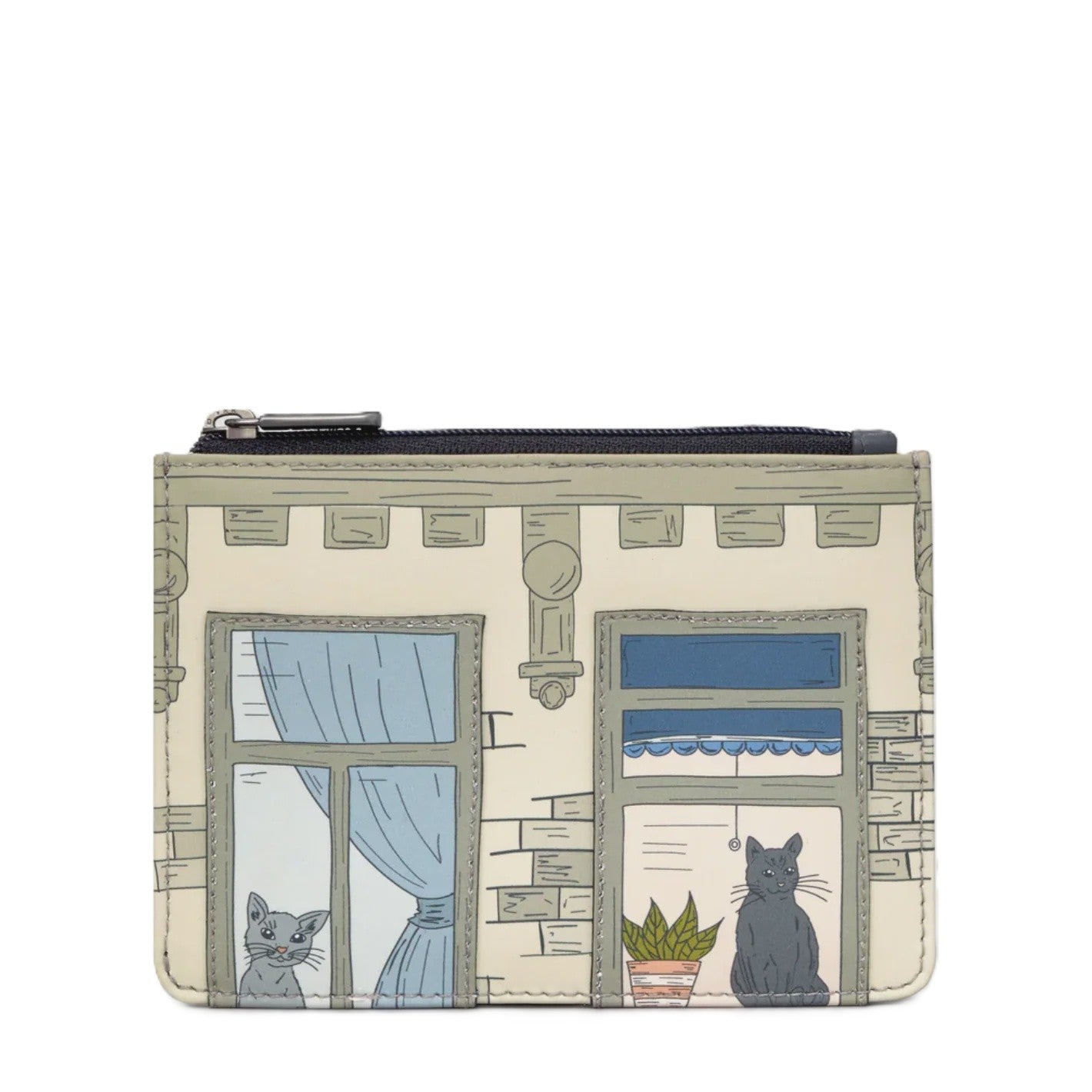 Zip Top Franklin Purse - Purrfect Neighbours