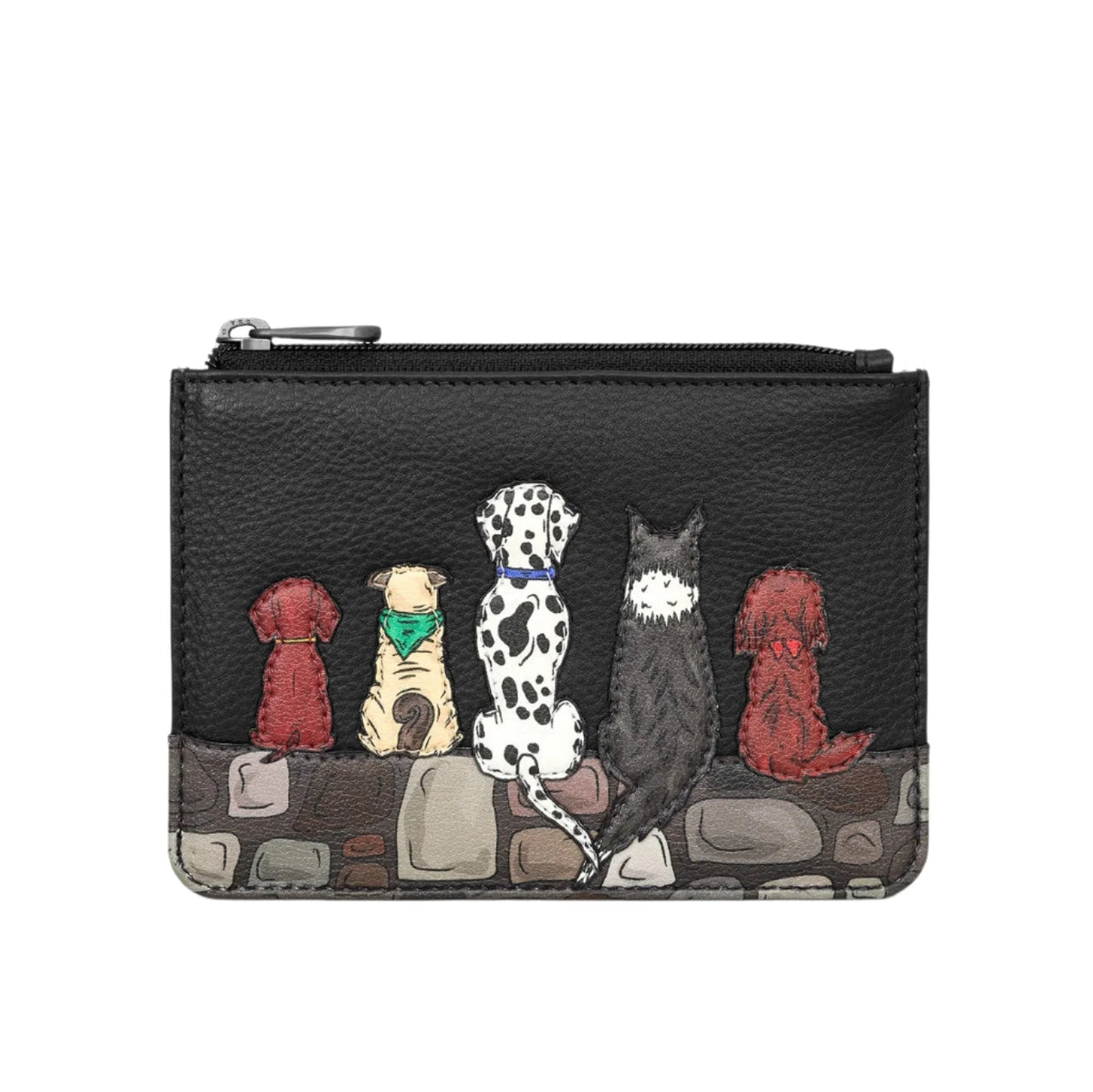 Zip Top Leather Purse - Bark To Bark