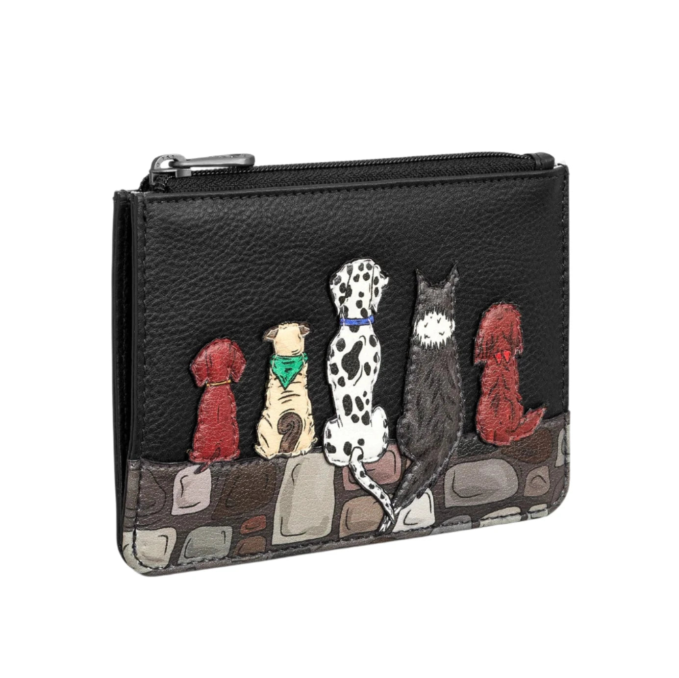 Zip Top Leather Purse - Bark to Bark