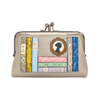 Aubrey Frame Purse - Jane Austen Grey