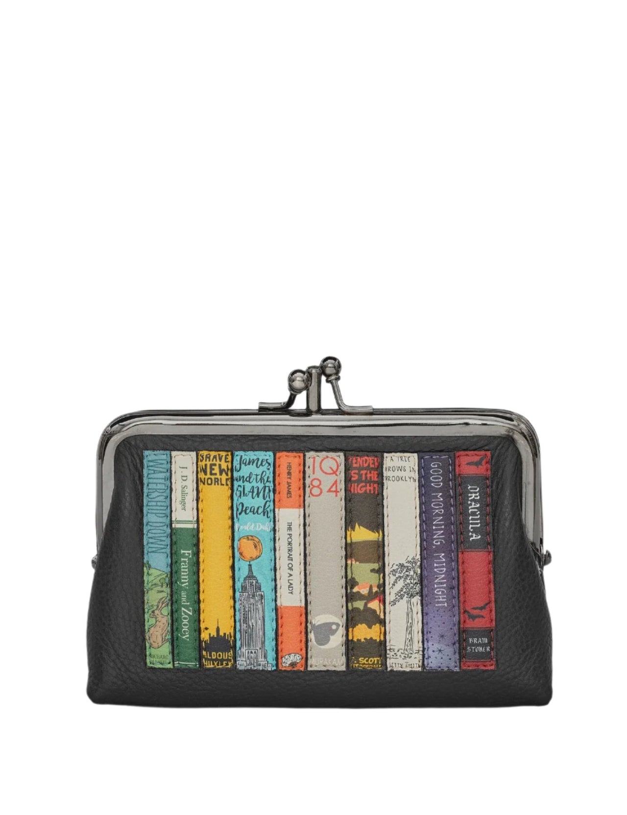 Aubrey Frame Purse - Bookworm Black
