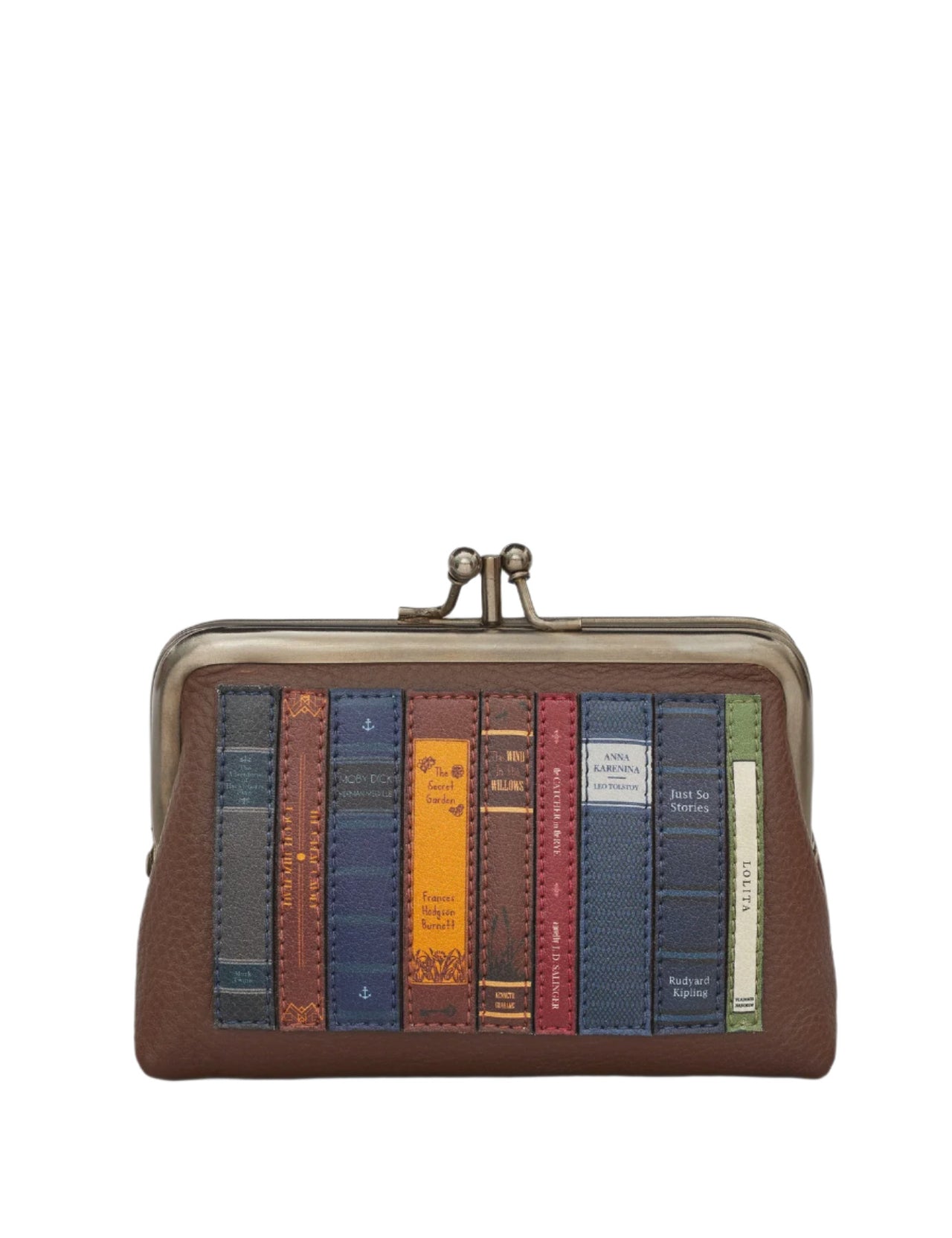 Aubrey Frame Purse - Bookworm Brown