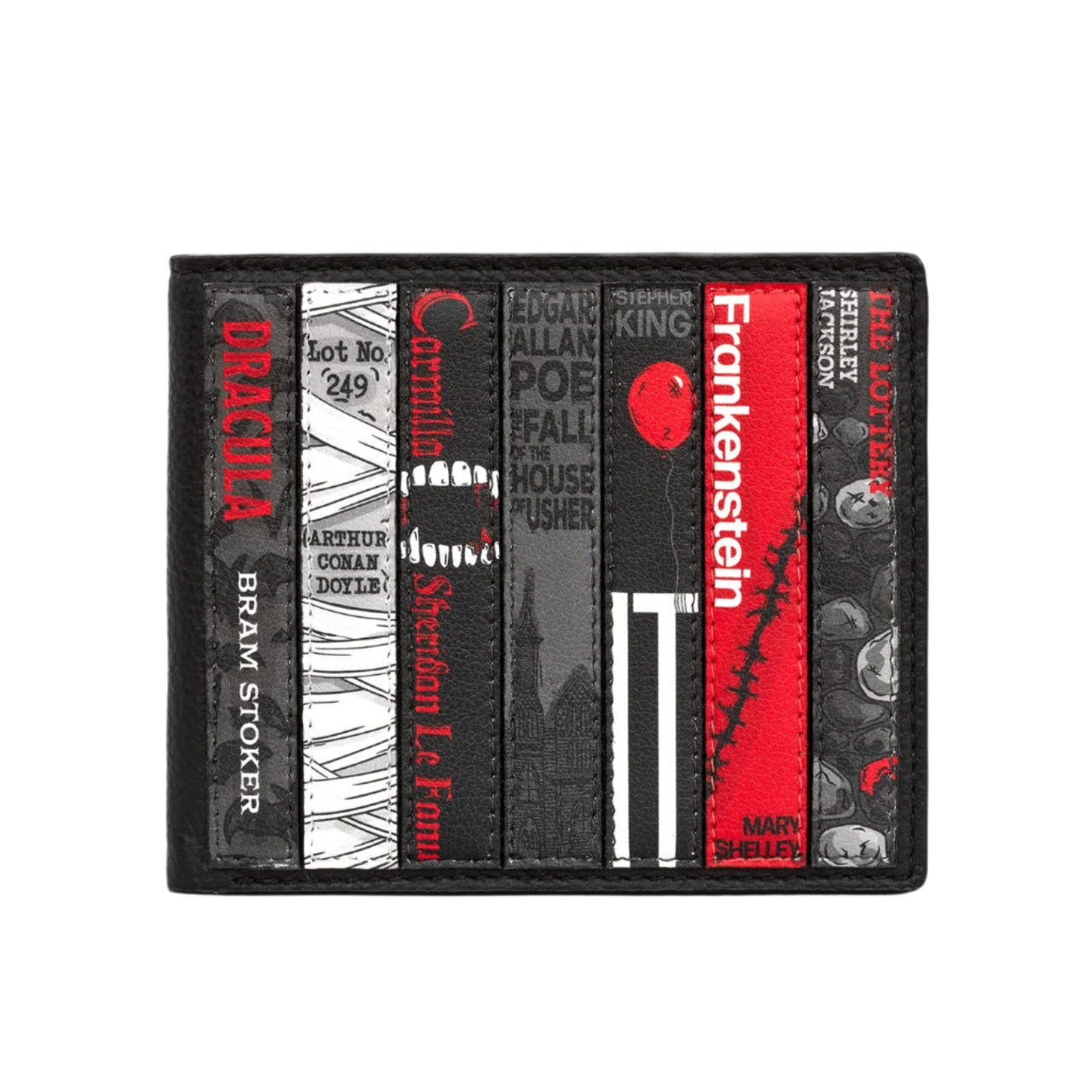 Two Fold Leather Wallet - Horror