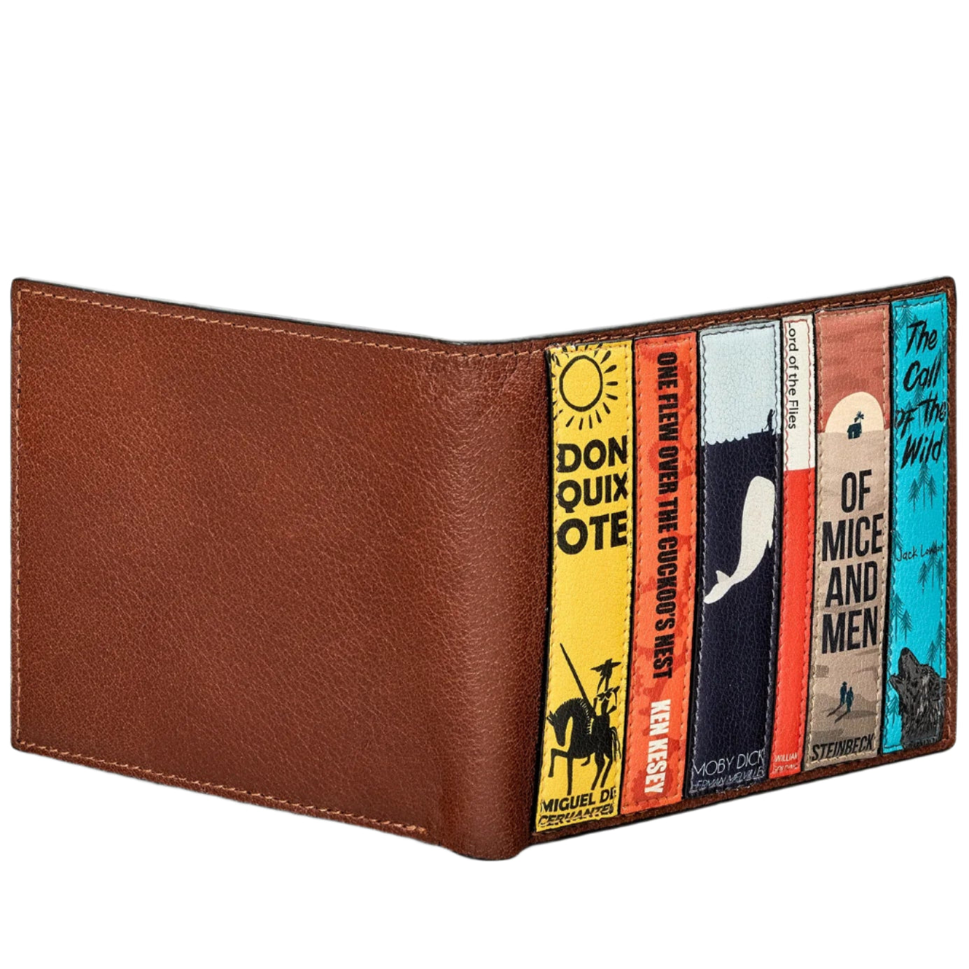 Men's Wallet - library, Brown