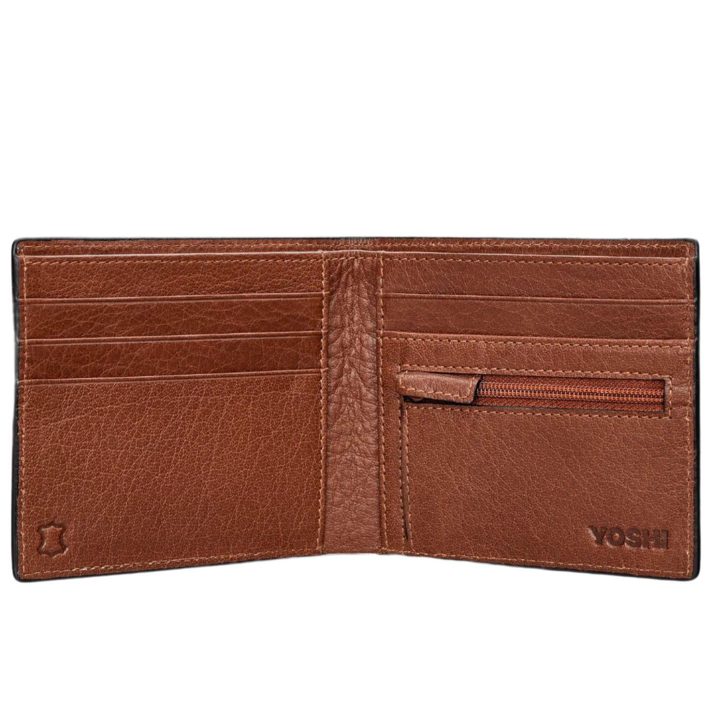 Men's Wallet - library, Brown