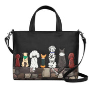 Leather Multiway Grab Bag - Dog Park
