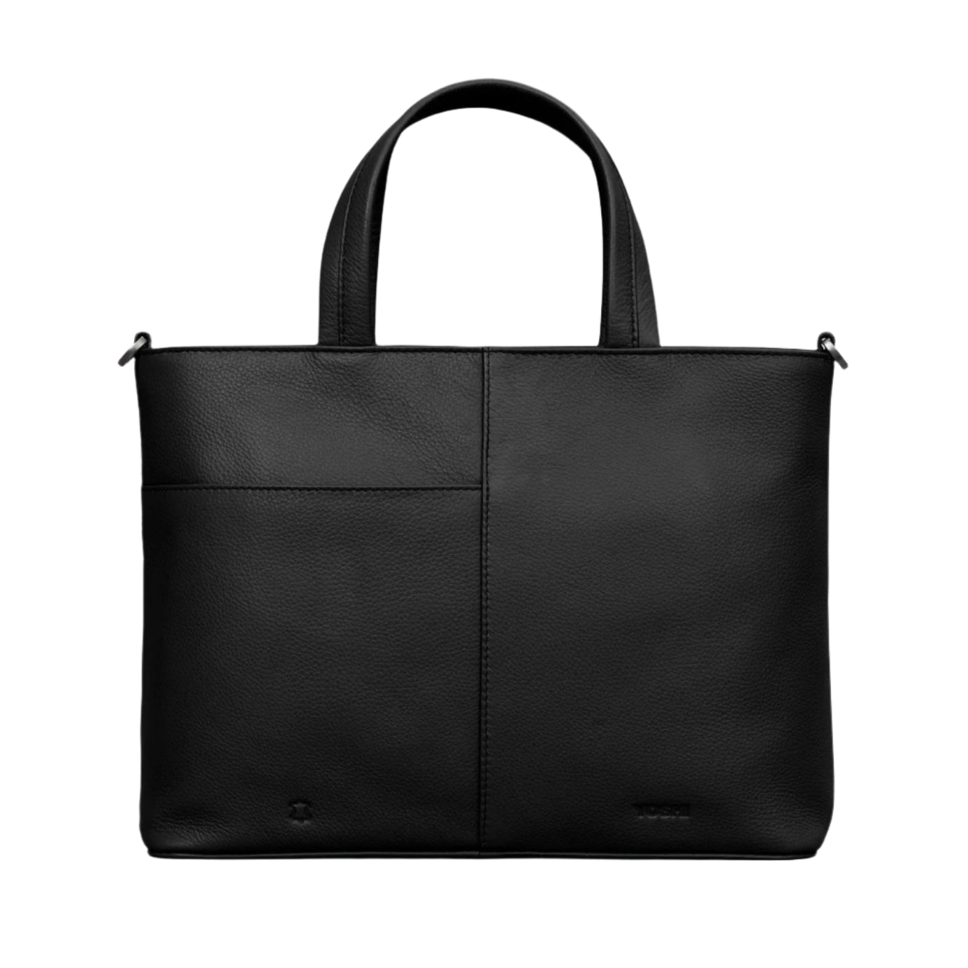 Leather Multiway Grab Bag - Horror, Black