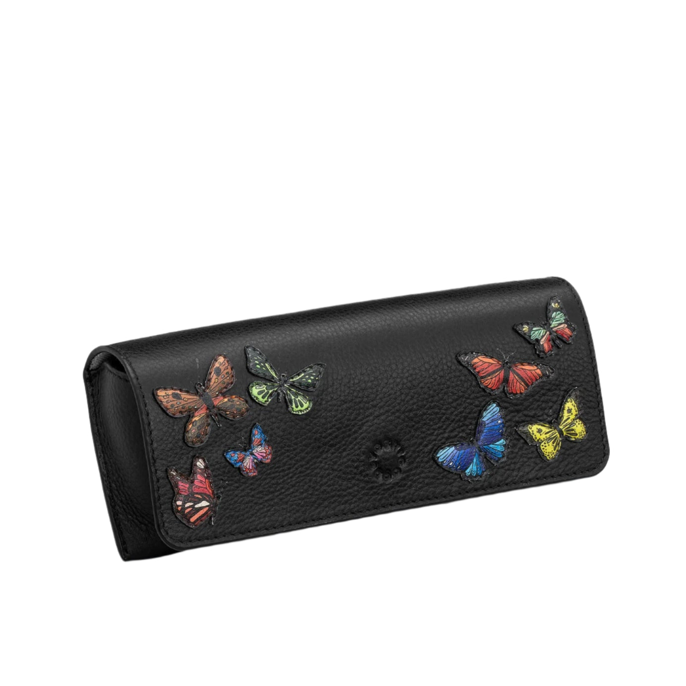 Leather Glasses Case - Amongst Butterflies