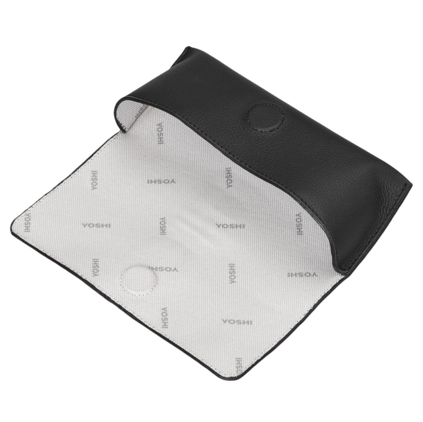 Leather Glasses Case - Bookworm Sci-Fi Black