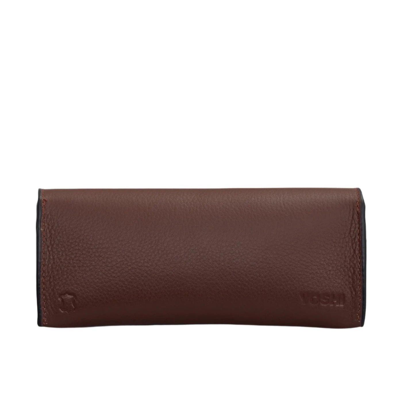 Leather Glasses Case - Bookworm Brown
