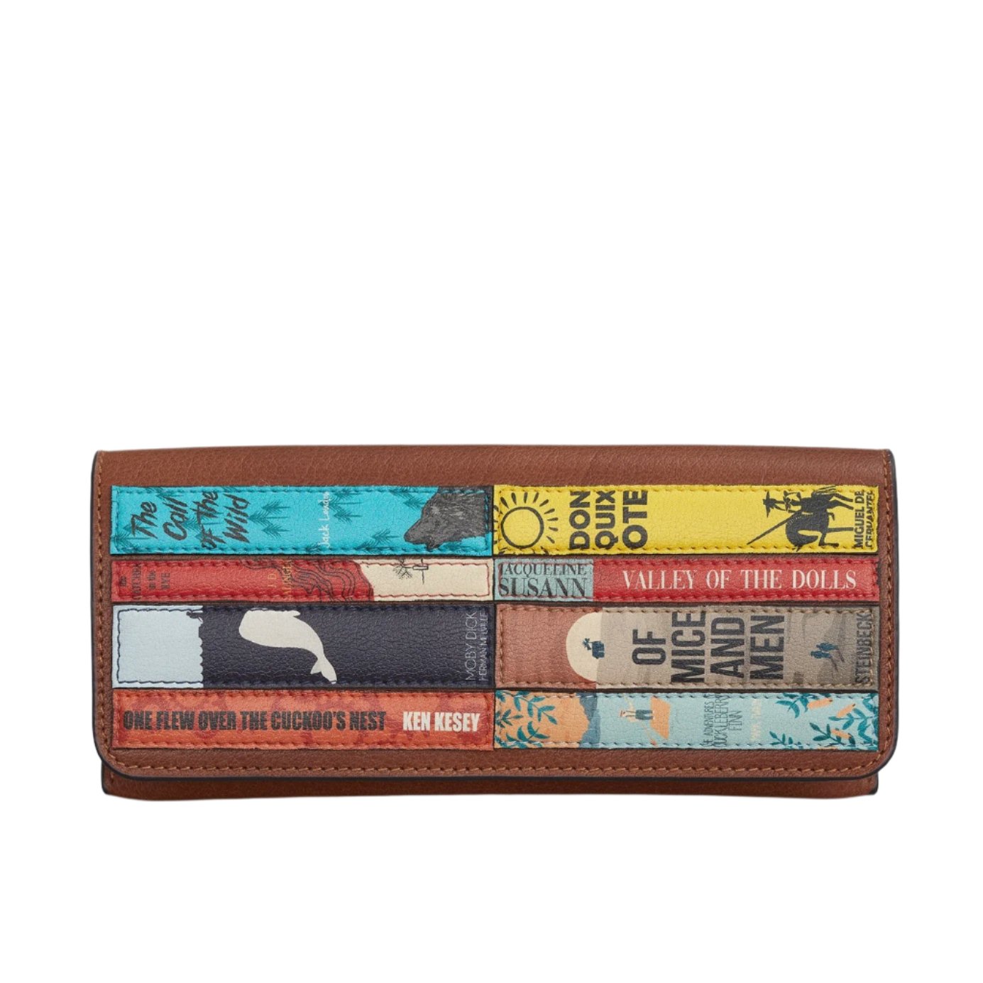 Leather Glasses Case - Bookworm Classic Brown